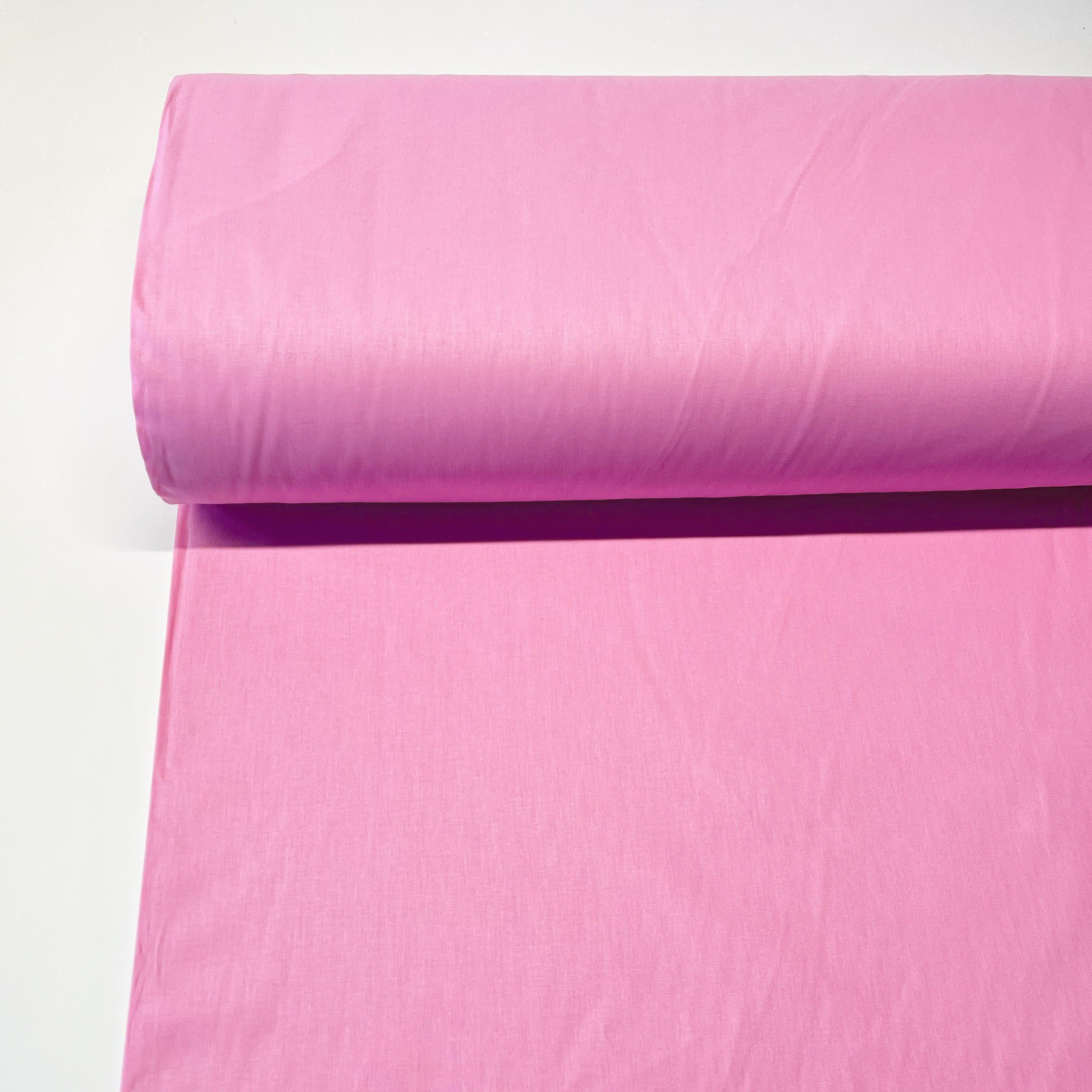 Ткань для постельного белья ранфорс однотонная 240 см Розовый (SB-0172)