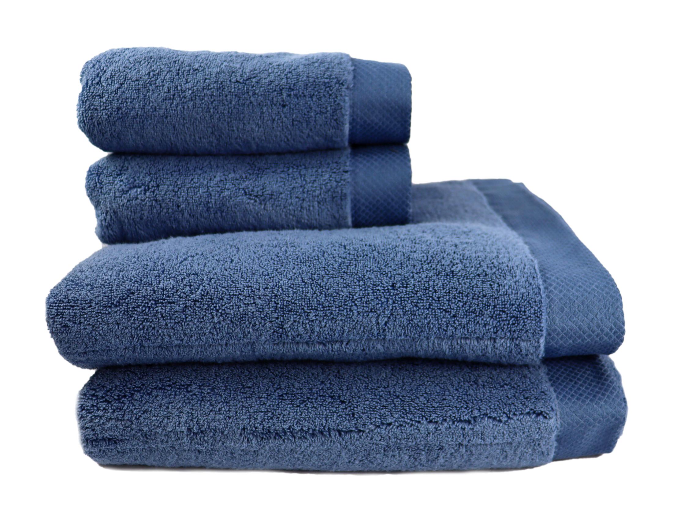 Рушник Lubow Microcotton 50х90 см 550 г/м2 Синій - фото 3 Рушник Lubow Microcotton 50х90 см 550 г/м2 Синій - фото 3