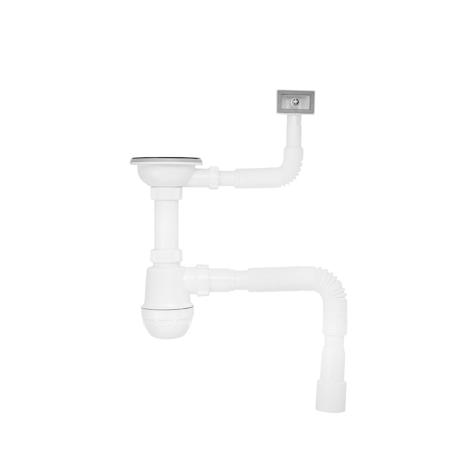 Сифон для кухонной мойки Kroner KRP-KS02 CV032074 115 мм (177407) Сифон для кухонной мойки Kroner KRP-KS02 CV032074 115 мм (177407)