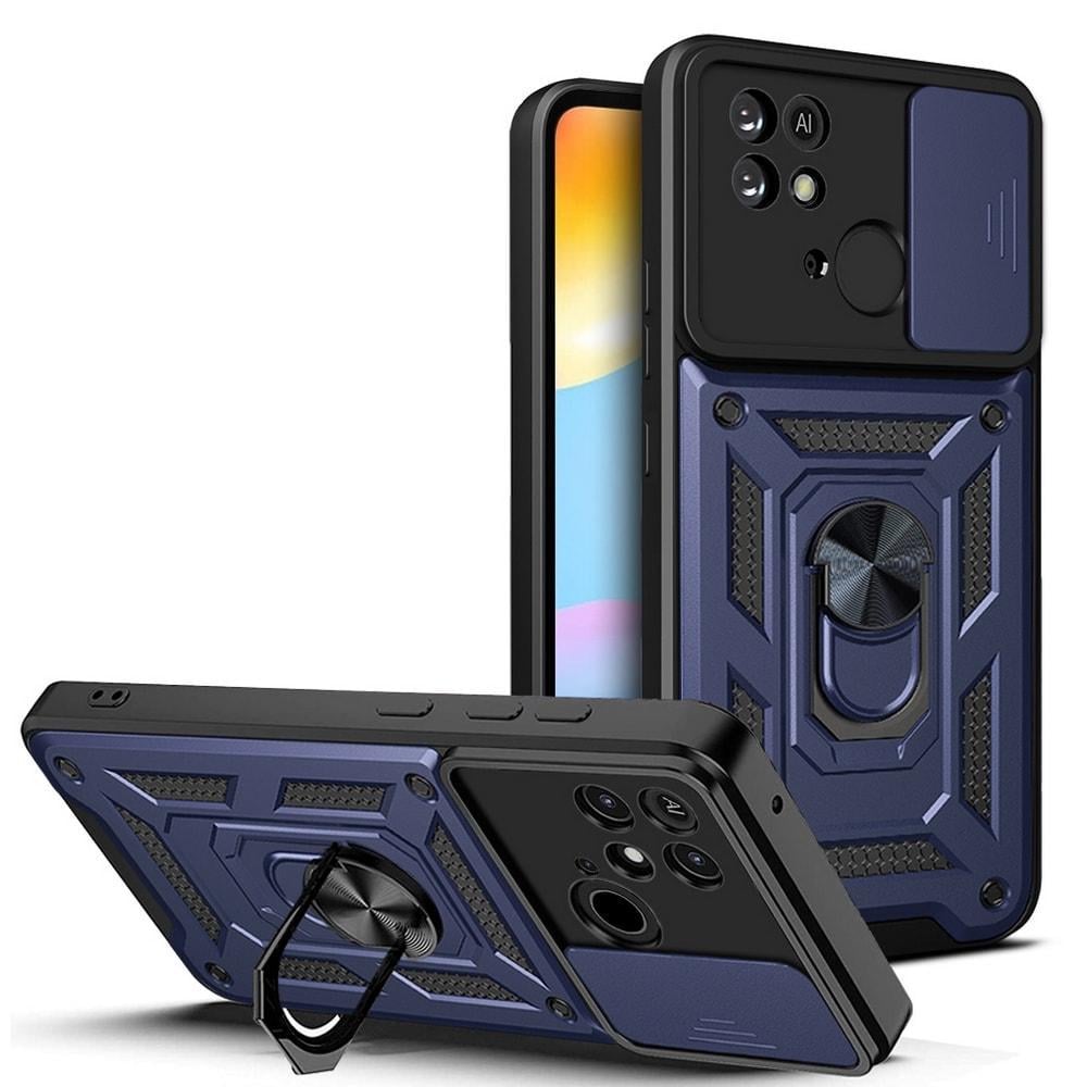 Чехол с защитой камеры 3DGuard Xiaomi Redmi 10C Blue (32491-28)