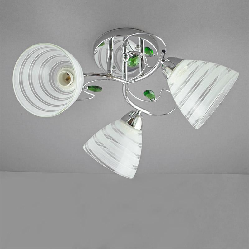 Люстра потолочная Light House LH-03/3 CR  на три лампы Хром