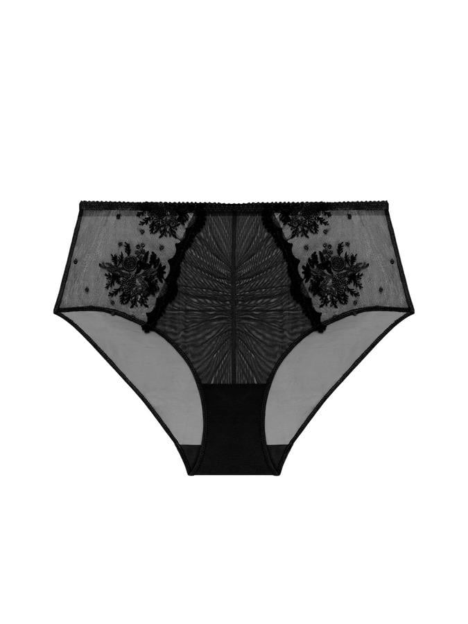 Трусы с высокой посадкой Simone Perele р. 5 Черный (1E2770-noir)