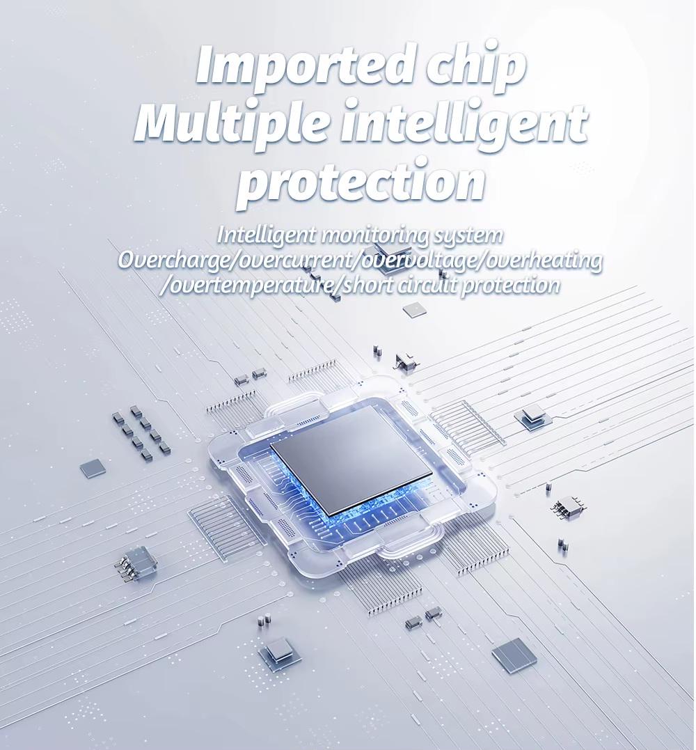 Источник бесперебойного питания DC1018L POE дизайн 2 18650х4 Black (DC1018LNDNBK) - фото 4