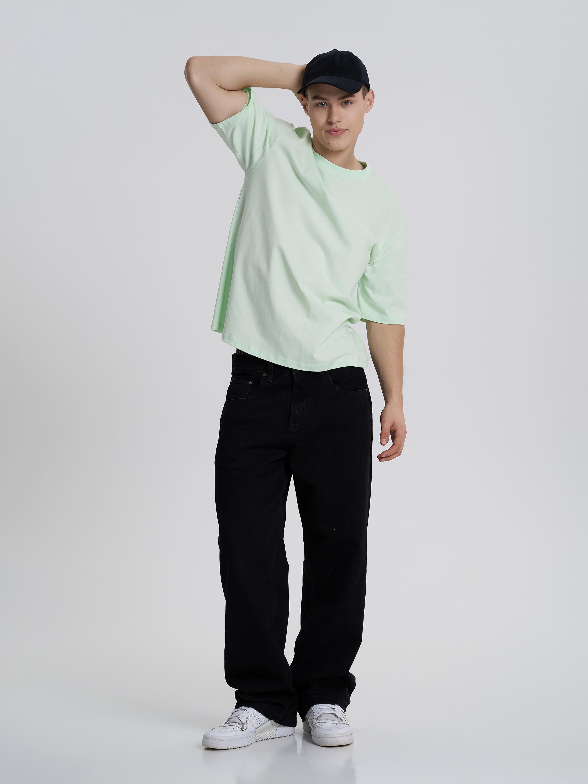 Футболка мужская ROZA 230926 L Светло-зеленый (4824005722356) - фото 8 Футболка мужская ROZA 230926 L Светло-зеленый (4824005722356) - фото 8