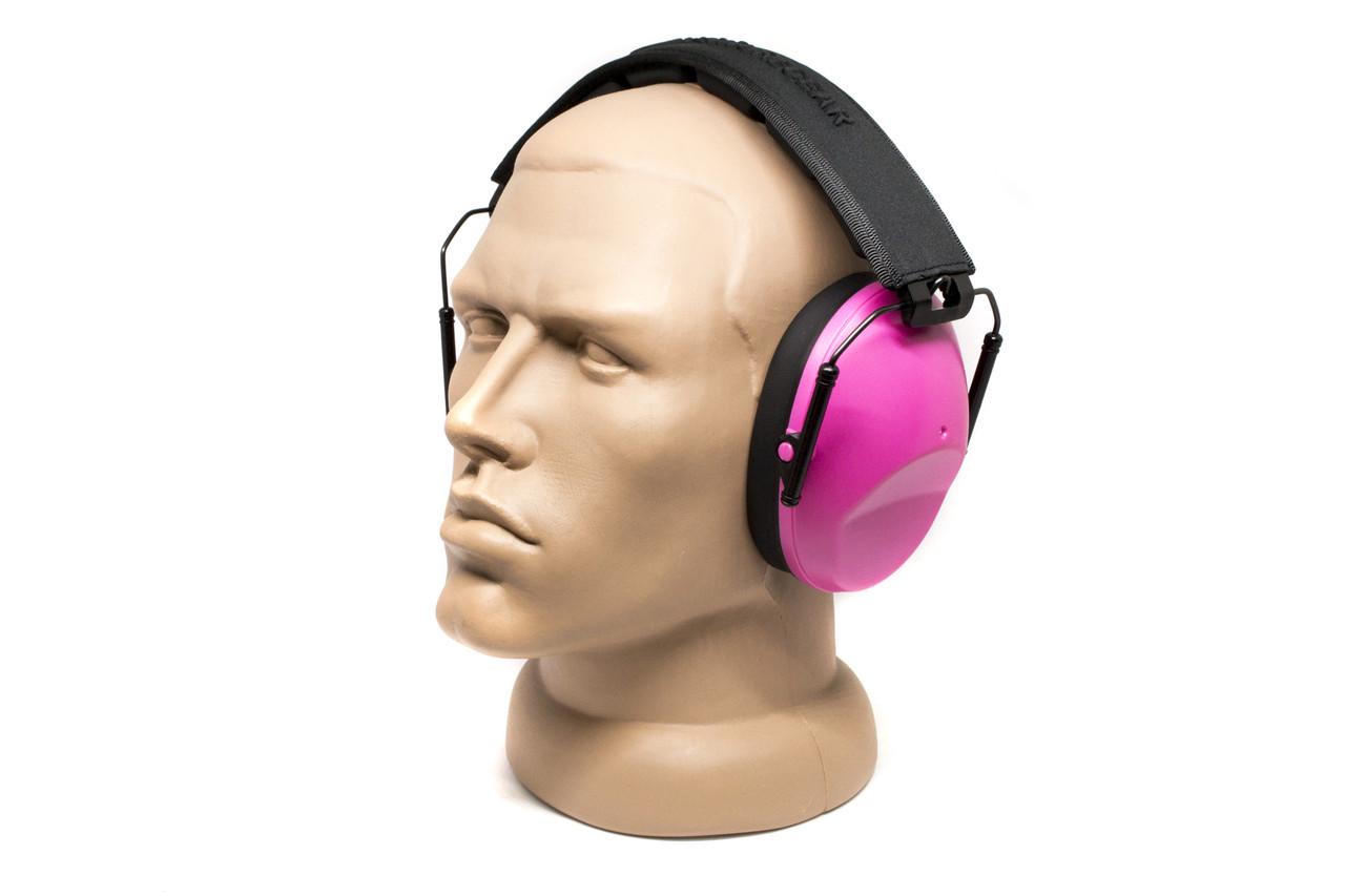 Наушники защитные противошумные Venture Gear VGPM9010PC NRR 24 дБ с берушами Розовый (69962054453976) - фото 9
