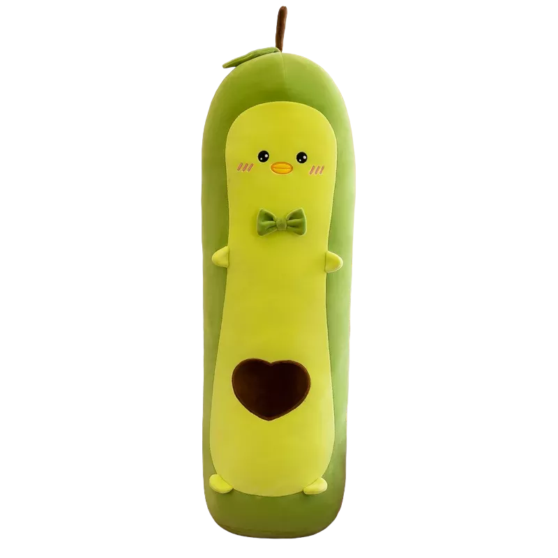 М'яка Іграшка/подушка-обнімашка Довге Авокадо 70 см Зелений