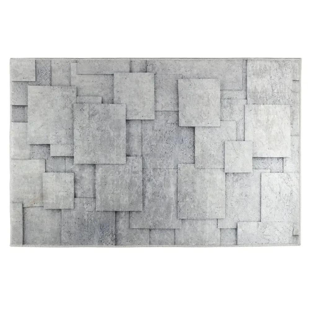 Коврик универсальный 3D Besser KM-36470 с рисунком из полипропилена 60х90 см Серый (150-84-36470.6)