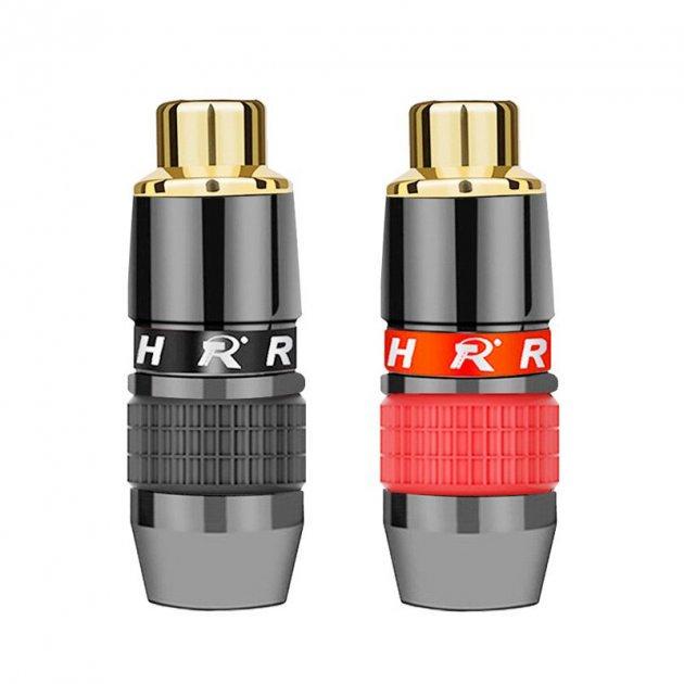 Гнездо RCA под пайку R Connector FreeEnd-RCA Female Metal/Rubber 2 шт. (A48466)