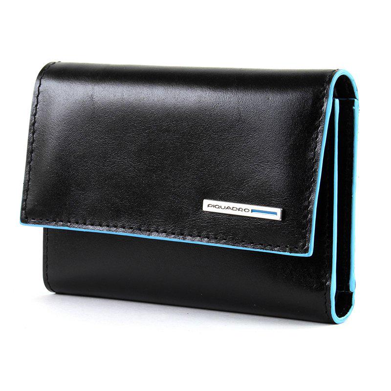 Портмоне Piquadro BL SQUARE для монет на молнии с RFID защитой Black (PD4571B2R_N)