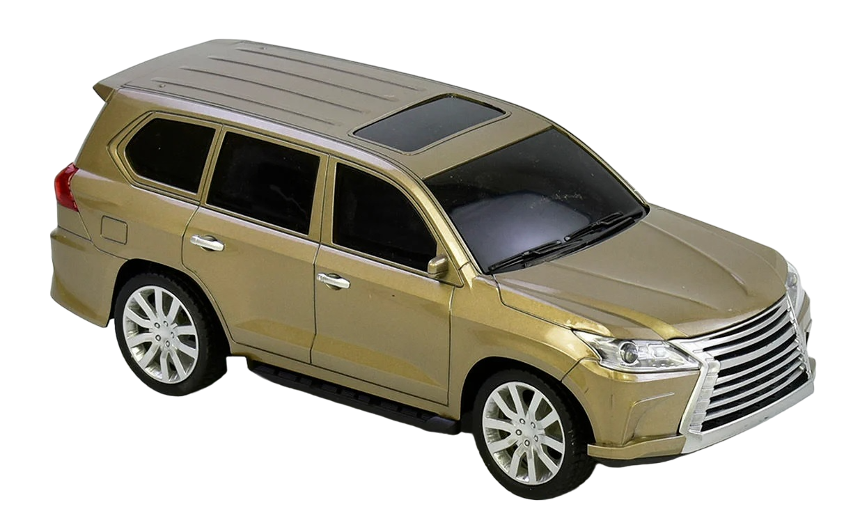 Джип на радиоуправлении Model Car свет фар/детализация Gold (70861)