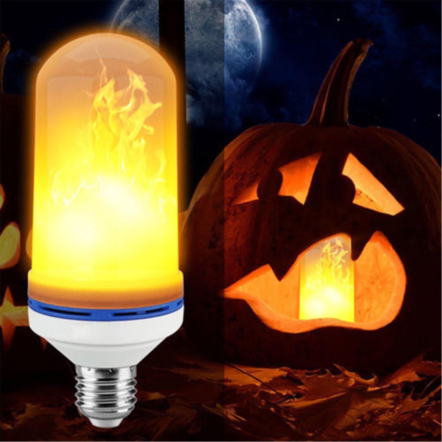 Лампочка с имитацией огня LED Flame Bulb теплый свет Белый (1007795-Other-1) - фото 4