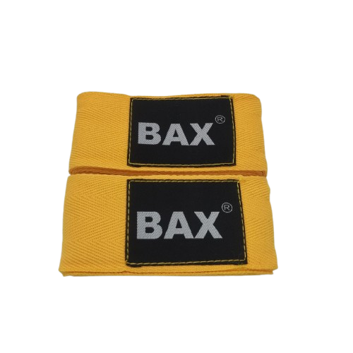 Бинт боксерский Bax хлопок 4,0 м Желтый (151567)