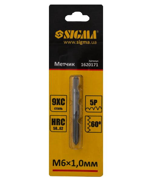 Мітчик ручний М6х1,0 мм (45503)