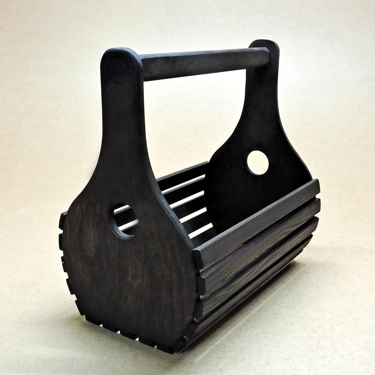 Корзинка подарочная из дерева Бонд Венге (ПДК-000404) Корзинка подарочная из дерева Бонд Венге (ПДК-000404)