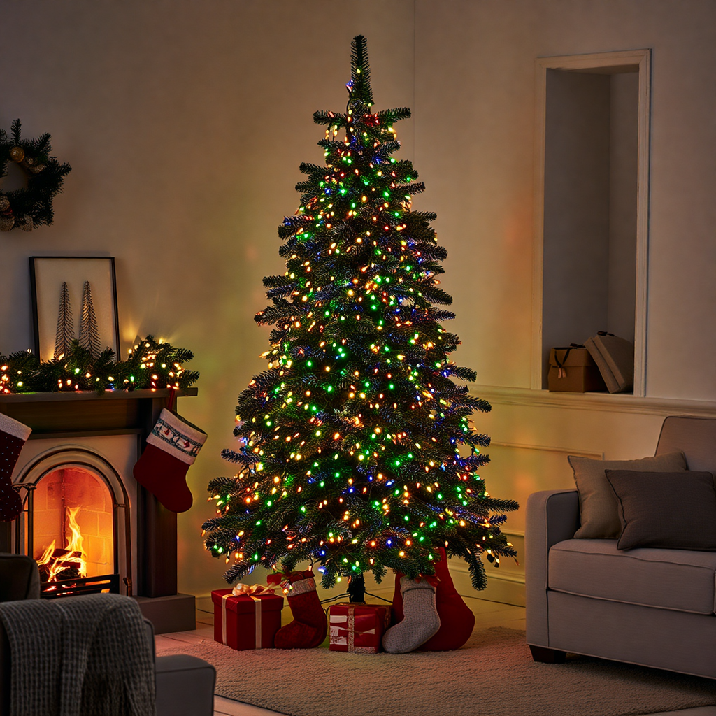 Гирлянда Нитка уличная 1000 LED 100 м Черный/Разноцветный (CF1000L100MBML) - фото 2 Гирлянда Нитка уличная 1000 LED 100 м Черный/Разноцветный (CF1000L100MBML) - фото 2