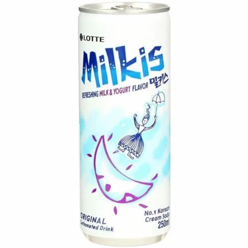 Напиток газированный LOTTE Milkis Молоко и йогурт 250 мл (03774)