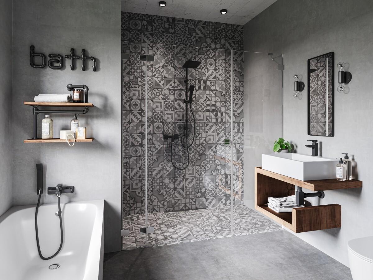 Душевая система без смесителя Ferro Squerto Lux NP24-BL Черный (175453) - фото 4 Душевая система без смесителя Ferro Squerto Lux NP24-BL Черный (175453) - фото 4