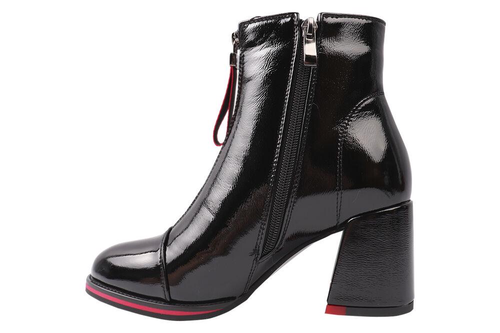 Ботильйони жіночі Liici з еко лакованої шкіри р. 38 Чорний (164-20/21DH) - фото 4 Ботильйони жіночі Liici з еко лакованої шкіри р. 38 Чорний (164-20/21DH) - фото 4