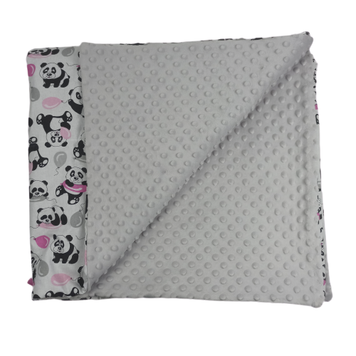 Плед-одеяло детское без утепления Панды с шариками 200х110 см плюш/бавобна (SH-20020-TXBLCOPI-UA-01(1) Плед-одеяло детское без утепления Панды с шариками 200х110 см плюш/бавобна (SH-20020-TXBLCOPI-UA-01(1)