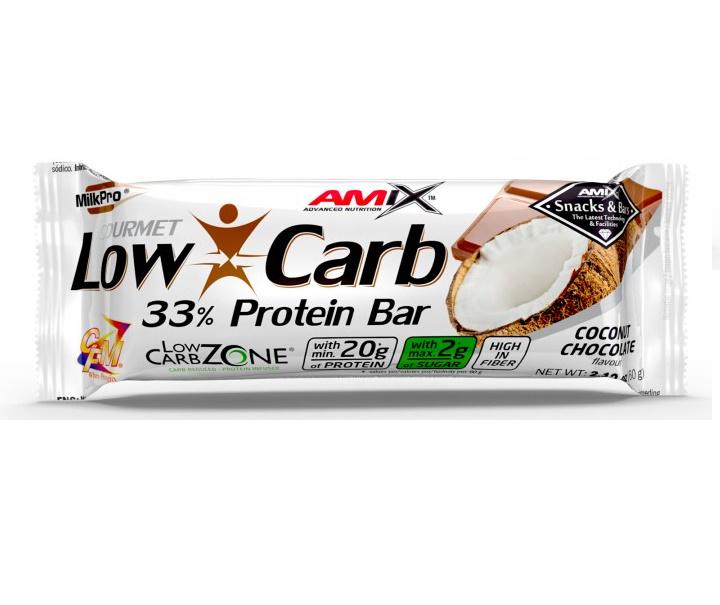 Протеиновый батончик Amix Nutrition Low-Carb 33% Protein Bar 60 г Chocolate Coconut