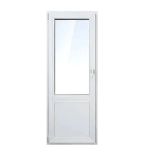 Дверь балконная пластиковая однокамерная REHAU EURO 60 2100х800 мм Белый