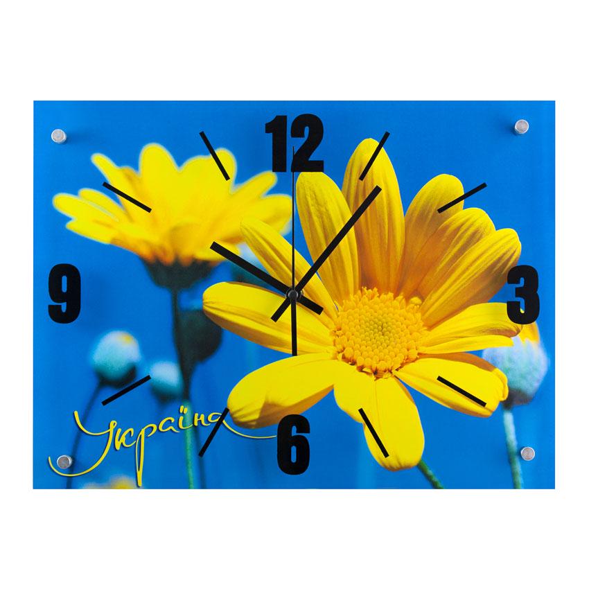 Часы настенные Украина Подсолнечники 42х32х5 см (18135) Часы настенные Украина Подсолнечники 42х32х5 см (18135)