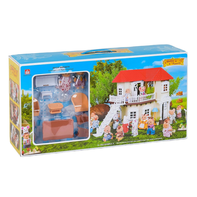 Дитячий ігровий набір Happy family Будинок для тварин (012-01)