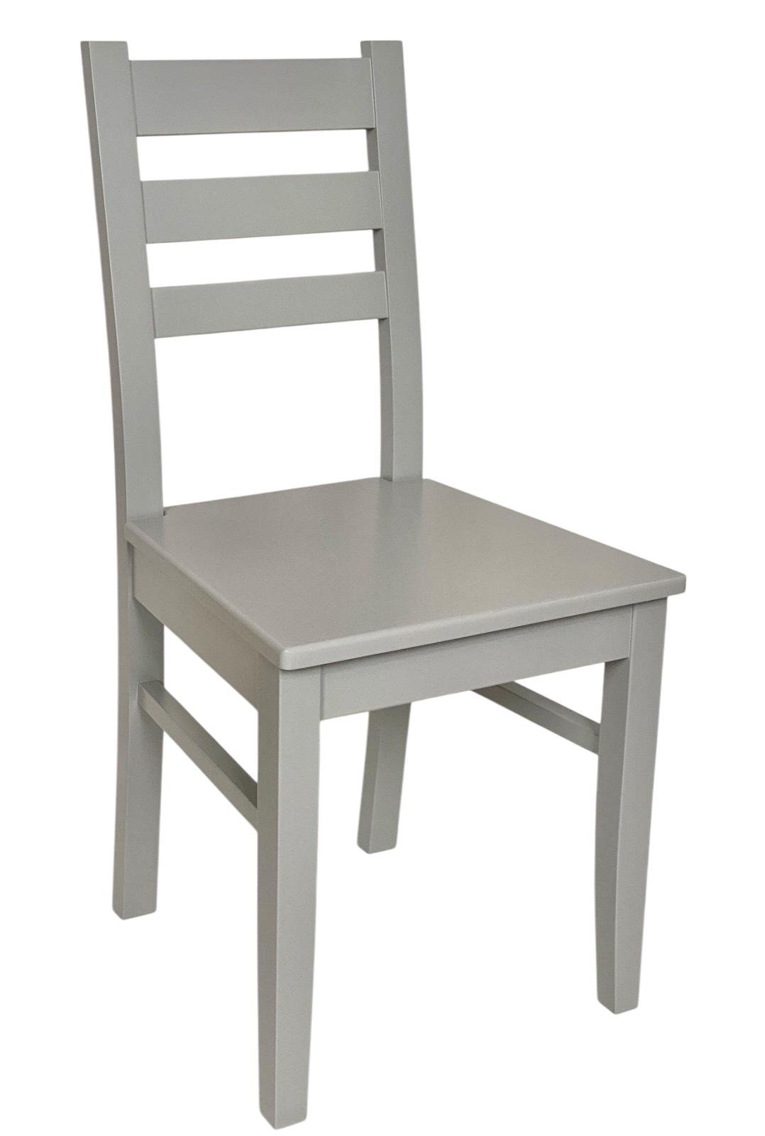 Стул обеденный Скиф ЖУР-1 деревянный Серый/Серый (25763203)
