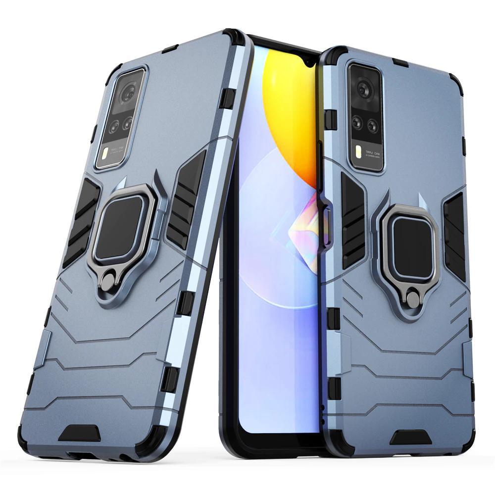 Противоударный чехол Vivo Y53s (подставка кольцо) Graphite (30751-40)