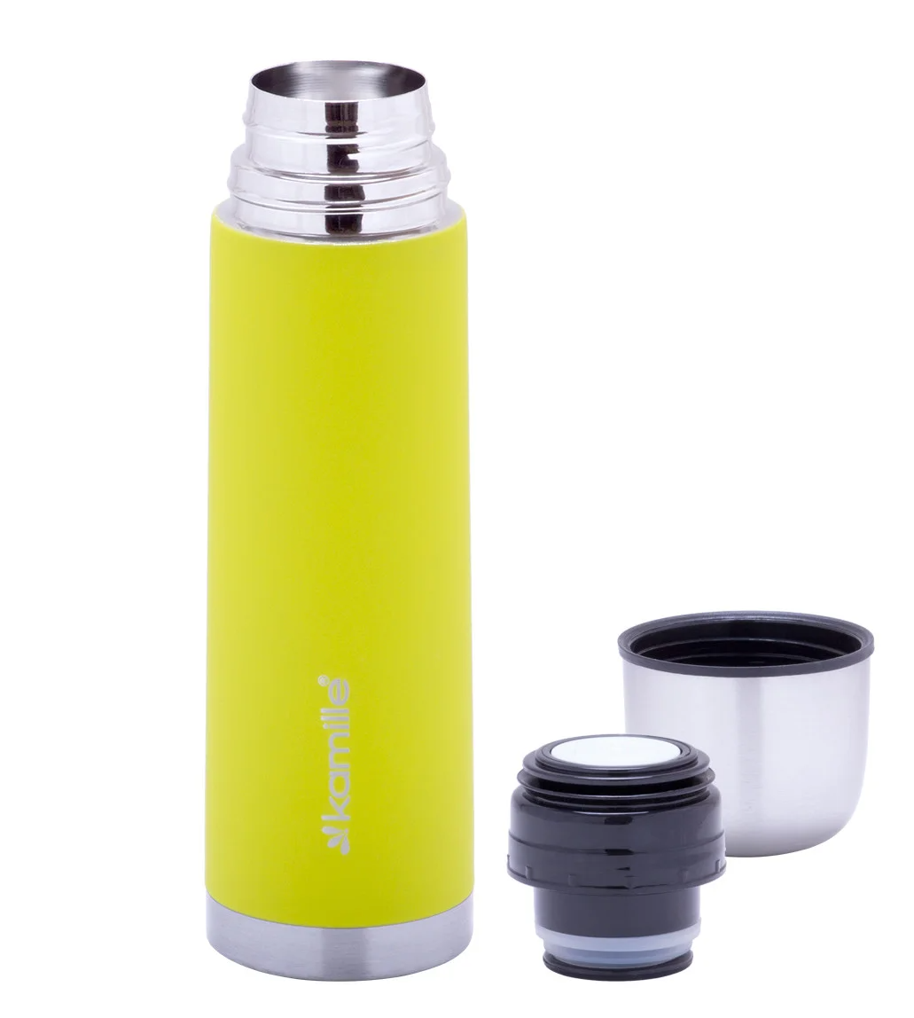 Термос Kamille 500 мл Жовтий (MKM-2001A)