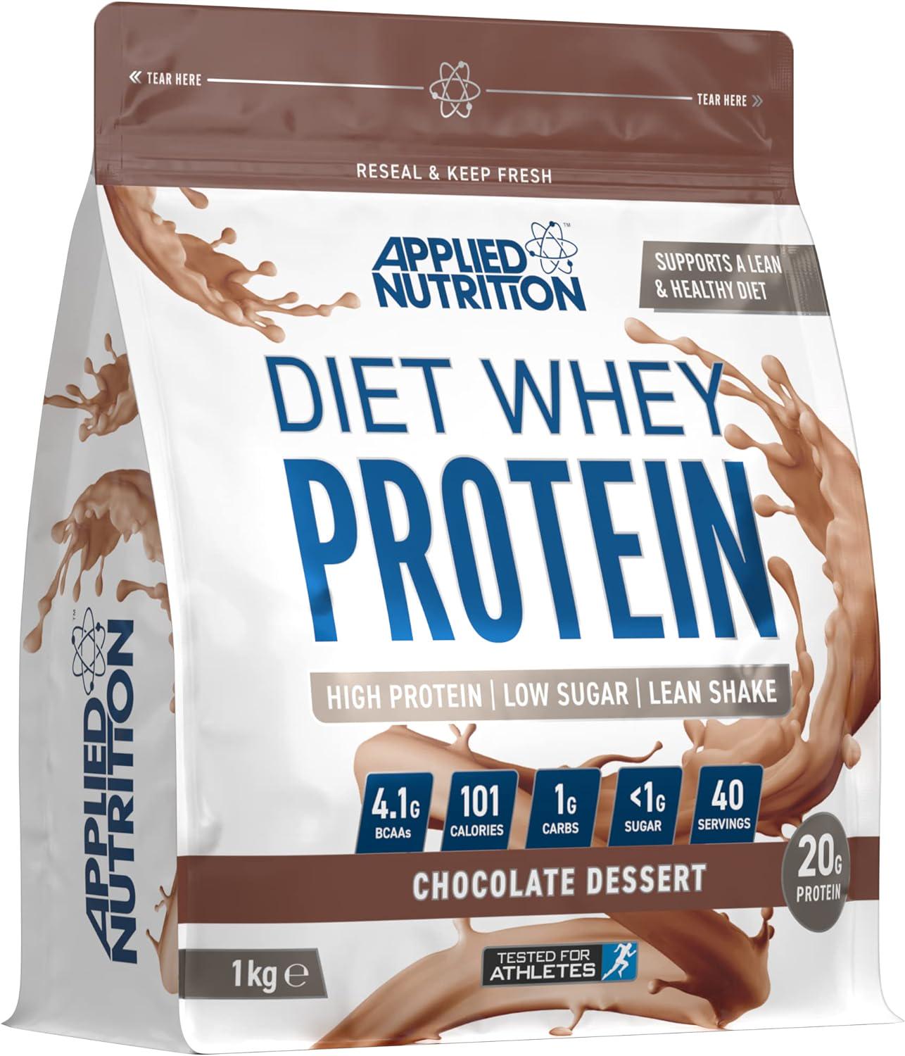 Протеин Applied Nutrition Diet Whey High Protein Powder Chocolate Dessert 1 кг