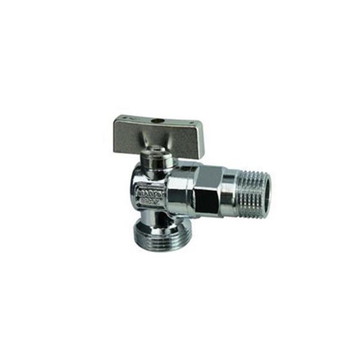 Кран приборный шаровой угловой Bugatti ЗЗ 1/2 "X3/4" (SW-40172)