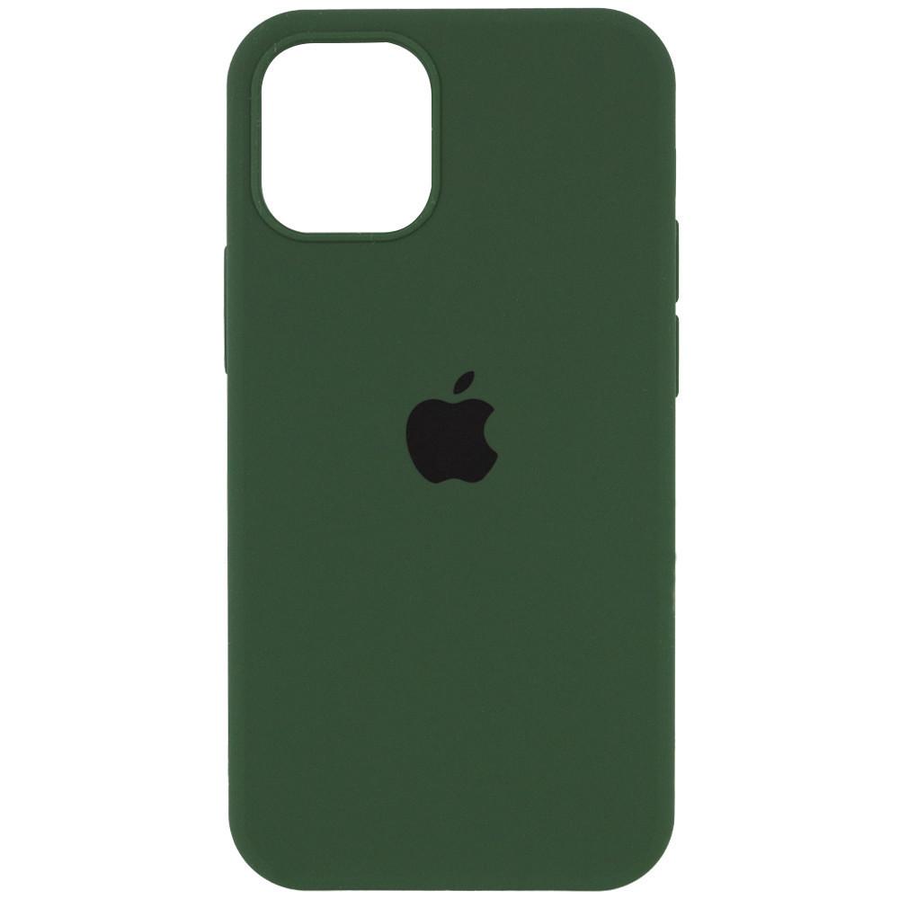 Силиконовый чехол-накладка Silicone Case for iPhone 13, Army Green (HC)(A)