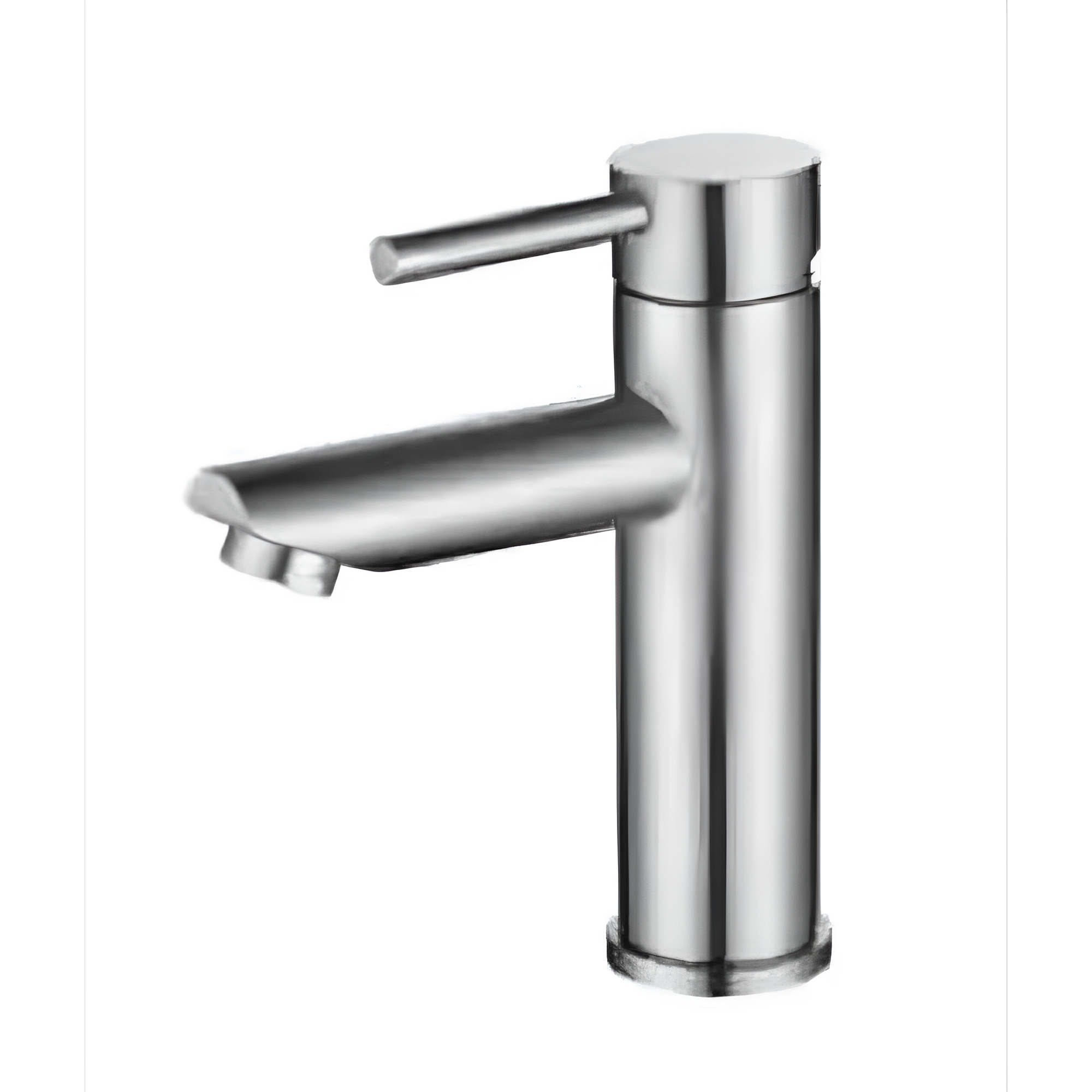 Смеситель для умывальника SLAT MLT-10101VR однорычажный из нержавеющей стали d 35 мм Хром (SQ-1055486)