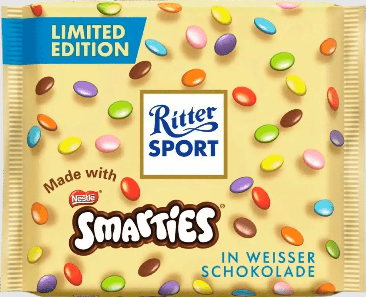 Шоколад Ritter Sport Smarties White Chocolate с драже 100 г (2913317467)