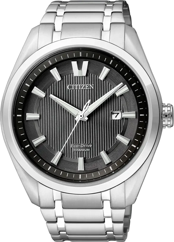 Наручные часы мужские Citizen AW1240-57E Eco-Drive с сапфировым стеклом/титановым корпусом/черным циферблатом и водозащитой 100 м Наручные часы мужские Citizen AW1240-57E Eco-Drive с сапфировым стеклом/титановым корпусом/черным циферблатом и водозащитой 100 м