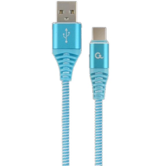 Кабель Cablexpert CC-USB2B-AMCM-2M-VW USB-A–USB-C 2м для зарядки и передачи данных, синий