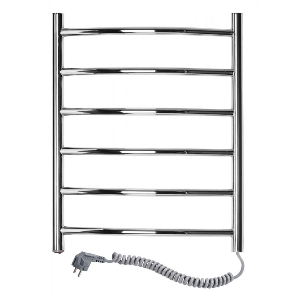 Полотенцесушитель электрический SANTAN Лестница Камелия правосторонняя нержавеющая сталь 480х600 мм (111949)