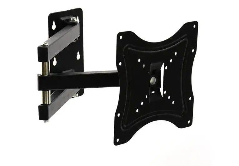 Кронштейн для телевізора навантаженням до 55 кг настінний з поворотом 14-42" 22,5x22,5 см Чорний (opt-20429) Кронштейн для телевізора навантаженням до 55 кг настінний з поворотом 14-42" 22,5x22,5 см Чорний (opt-20429)