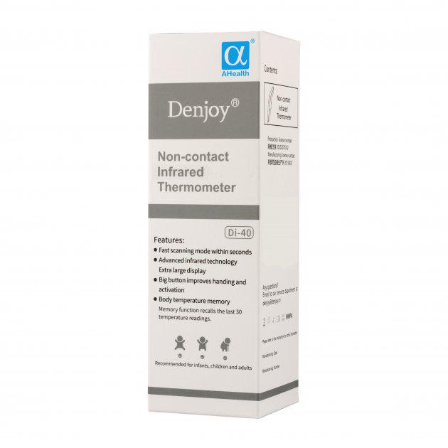 Термометр бесконтактный AHealth Denjoy Di-40 White - фото 7