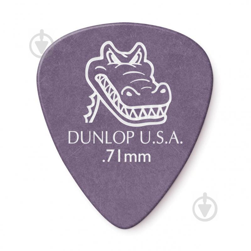 Медіатори Dunlop 417P.71 Gator Grip Player Pack 0.71 mm (12 шт.) - фото 2