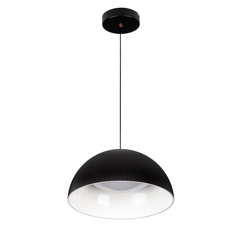 Люстра светодиодная 781PL3956 300 BK/WH 24W Черный снаружи/Белый внутри