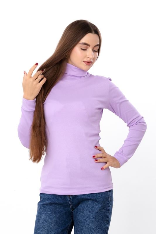 Водолазка жіноча приталена Носи Своє з високим коміром однотонна р. 42 Бузковий (8047-040) Водолазка жіноча приталена Носи Своє з високим коміром однотонна р. 42 Бузковий (8047-040)