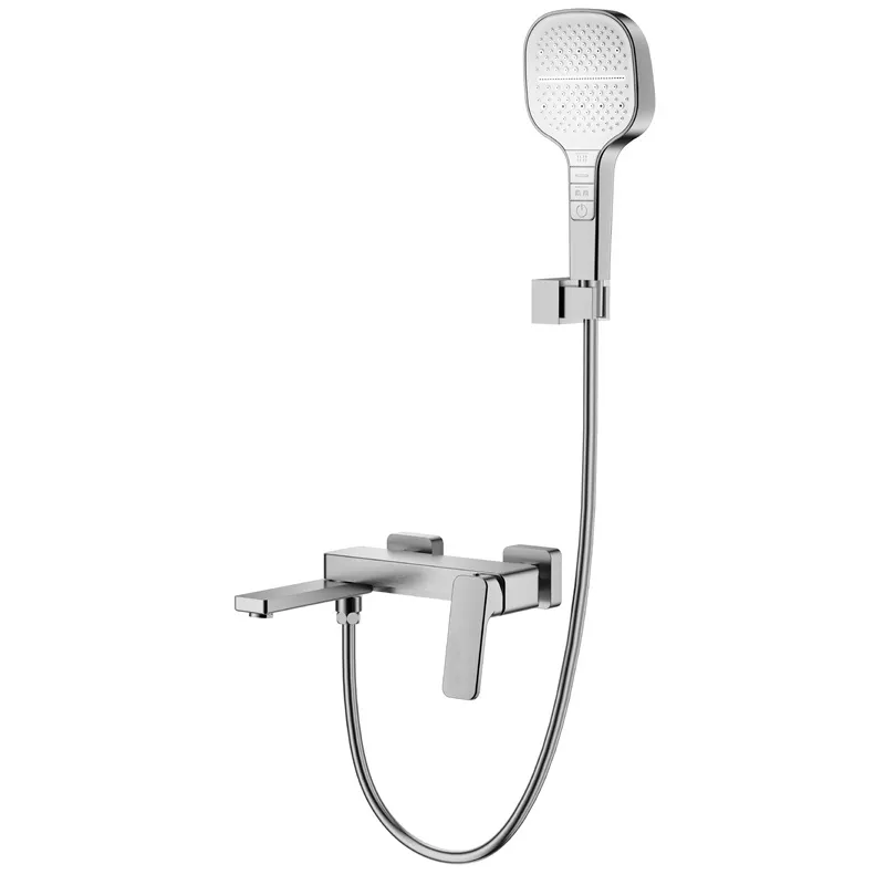 Змішувач для ванни з коротким виливом KOER KB-41037-01 Chrome (KR6004)