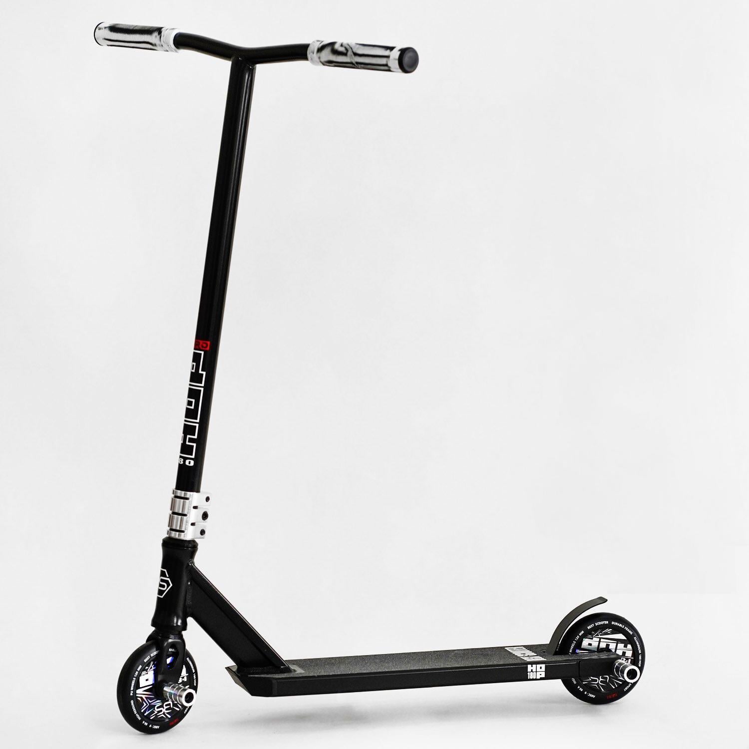 Самокат трюковый Best Scooter Hop Pro Hic-система пеги алюминиевый диск/дека колеса PU Black (115636)
