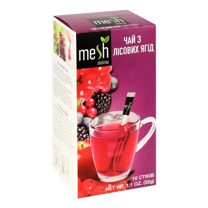 Чай MESH Stick Лесные ягоды в стиках 2 г 16 шт. (50430)