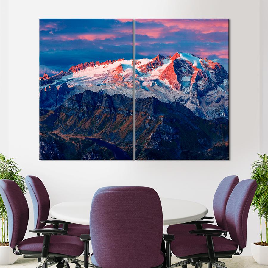 Картина природа Ледник Мармолада 71x51 см (A1166-2)