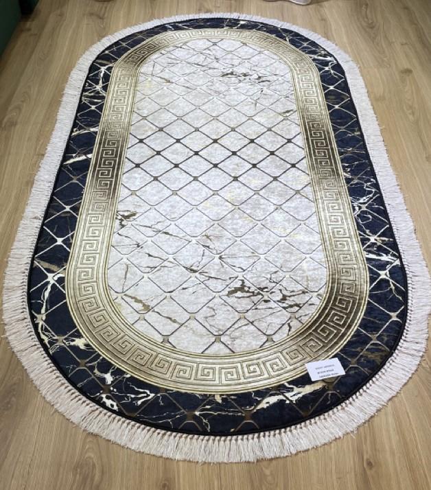 Килим безворсовий Gold Kilim на силіконовій основі з мікровелюру 100x200 см (1006-08)