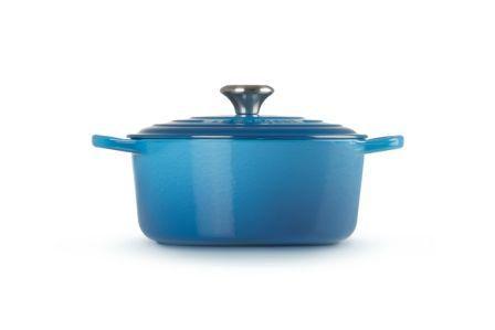 Kаструля Le Creuset Evolution 5,3 л чавунна з кришкою Blue (21177262002430) - фото 3