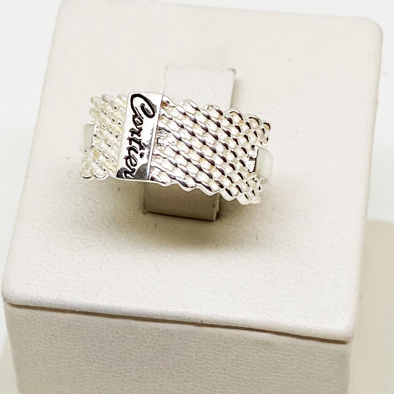 Кольцо серебряное Картье р. 18 3,37 г (1847508801)